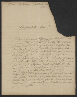 Philipp Emanuel von Fellenberg an Heinrich Kesselring, Hofwyl, 23. September 1833