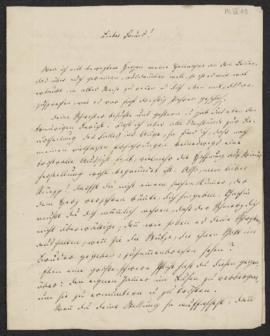 Emmishofen [Kreuzlingen] 23. März 1859, Kondolenzschreiben bei Anlass des Todes des einzigen Söhn...