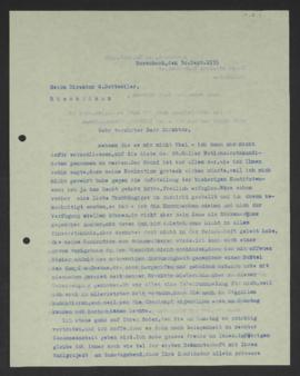 Gottlieb Duttweiler an Walter Guyer, Rorschach, 30. September 1935