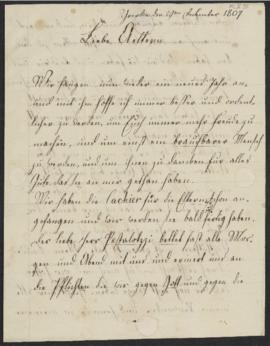 Eduard Lejeune an Maria Lejeune-de Orville und Franz Adam Lejeune, Yverdon, 29. Dezember 1807