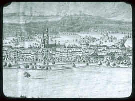 Winterthur um 1800, von Norden, Mitte