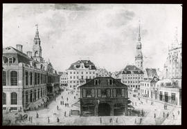 Der Marktplatz in Riga