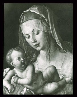 A. Dürer: Muttergottes mit der Birne, Wien, Gal.