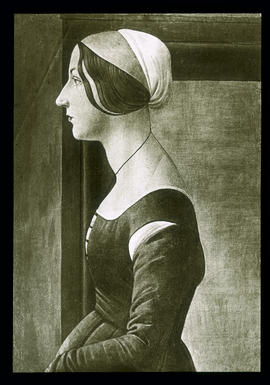 Weibliche Kopfbedeckung der italienischen Renaissance: Simonetta, von Boticelli, Florenz