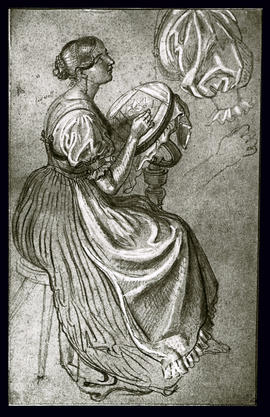 St. Galler Stickerin (19.1 Jh.), Zchg. v. L. Vogel, Schw. L.-Mus.