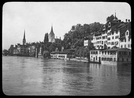 Zürich: Schipfe gegen St. Peter, Phot. J. Gaberell