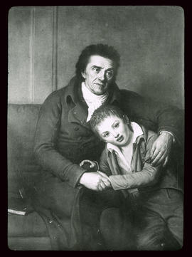 Pestalozzi mit seinem Enkel Gottlieb