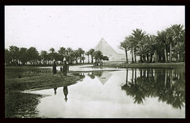 Gizeh: Landschaft, Sphinx und Cheopspyramide