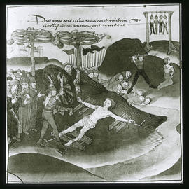 Hinrichtung von Mördern und Räubern durch die Berner, 1372