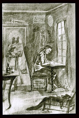 Goethe im Arbeitszimmer