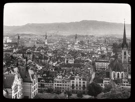 Zürich: Blick vom Universitätsturm auf die Stadt