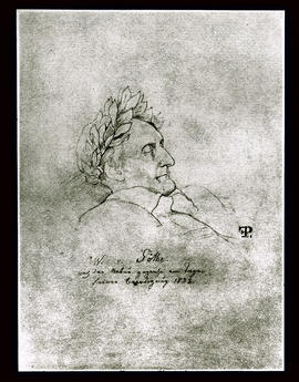 Goethe auf dem Sterbebett