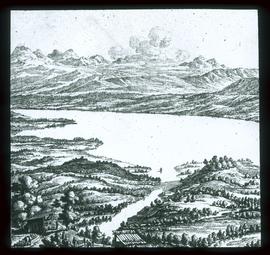 Lage Zürich (1773), von [Johann Balthasar] Bullinger