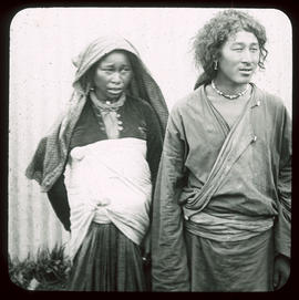 Östlicher Central-Himalaya: Mann und Frau: Sikhim, Leptscha