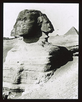 Die Sphinx bei Giseh von Osten