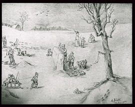 [Kinder im Schnee], M. Brückl