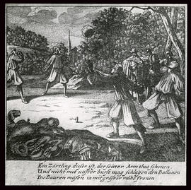 Faustballspiel im 17. Jahrhundert