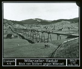 Willerzeller-Viadukt: Blick von Stollern gegen Willerzell