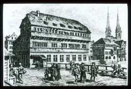 Altes Rathaus, von [Franz] Hegi