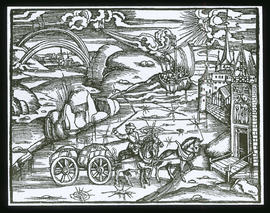 Frachtwagen, aus Vergil, 1502