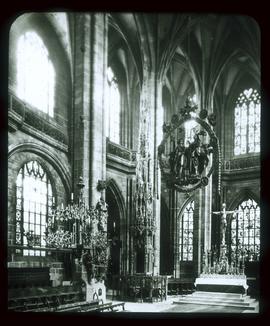 Nürnberg: Lorenzkirche, Chor mit Sakramentshäuschen von Adam Krafft