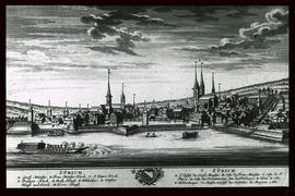 Zürich vom See aus zur Zeit von Pestalozzis Geburt