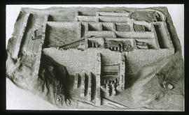 Modell einer 1838 ausgegrabenen römischen Villa zu Pfäffikon, Kanton Luzern