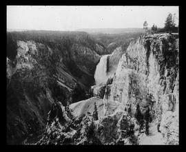 Yellowstone Park: Grosser Wasserfall