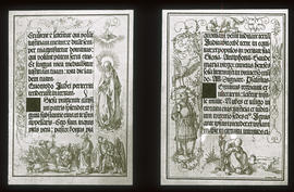 Zwei Seiten aus dem Gebetbuch Kaiser Maximilians