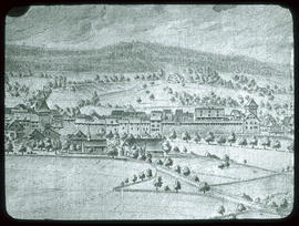 Winterthur um 1800, von Norden, Westteil