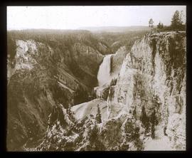 Grosser Wasserfall: Yellowstone Park