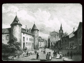 Schloss und Platz in Yverdon