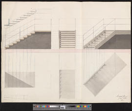 [Architekturzeichnung einer Treppe]