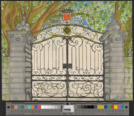 Portal der Villa von Büren (am Bürenstuz.)