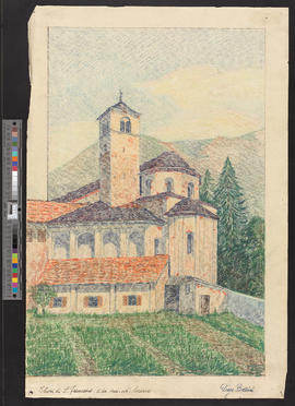 Chiesa di S. Francesco (v. da sud-est) Locarno/[Kirche S. Francesco (Ansicht von Südwest) in Loca...