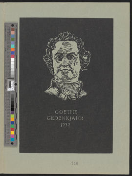 Goethe Gedenkjahr 1932/[Goethe-Gedenkbuch]