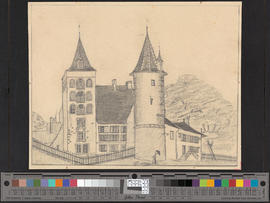 Château de Nidau (vu du sud)/[Schloss Nidau (von Süden aus gesehen)]