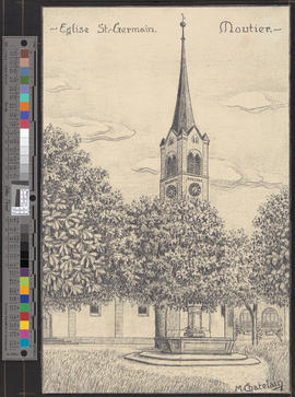 Eglise St.-Germain. Moutier/[Stiftskirche Saint-Germain in Moutier]