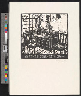 Goethes Jugendzimmer/[Goethe-Gedenkbuch]