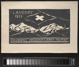 
August 1933. Die Front unserer lieben Heimat
