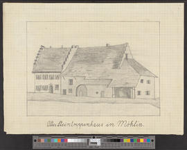 Altes Steintreppenhaus in Möhlin