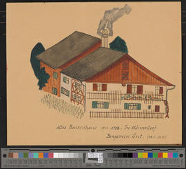 Altes Bauernhaus von 1752. In Männedorf