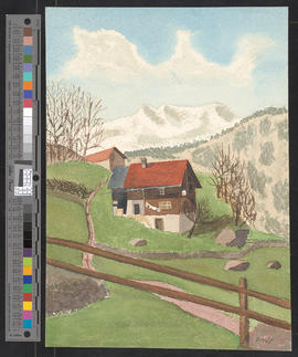 «Bauernhaus oberhalb Mühlehorn» mit Mattstock
