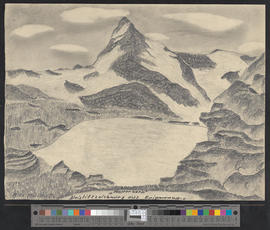 Matterhorn/[Bleistiftzeichnung aus Erinnerung]