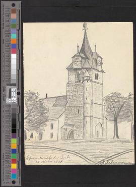 Eglise nationale du Locle. 19 octobre 1920/[Reformierte Kirche in Le Locle. 19. Oktober 1920]