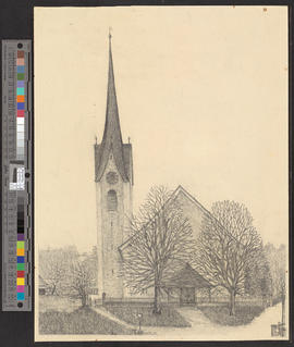 Alte Kirche in Oberglatt bei Flawil