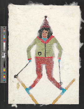 [Porträt einer Skifahrerin]