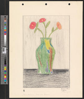 Natuurteekenen. Vaas met bloemen/[Zeichnen nach der Natur. Vase mit Blumen]