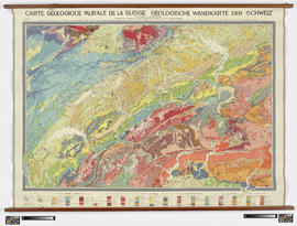 Geologische Wandkarte der Schweiz
